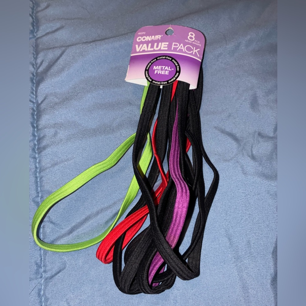 Women's Metal-Free Headbands - Black, Red, Green, Pink